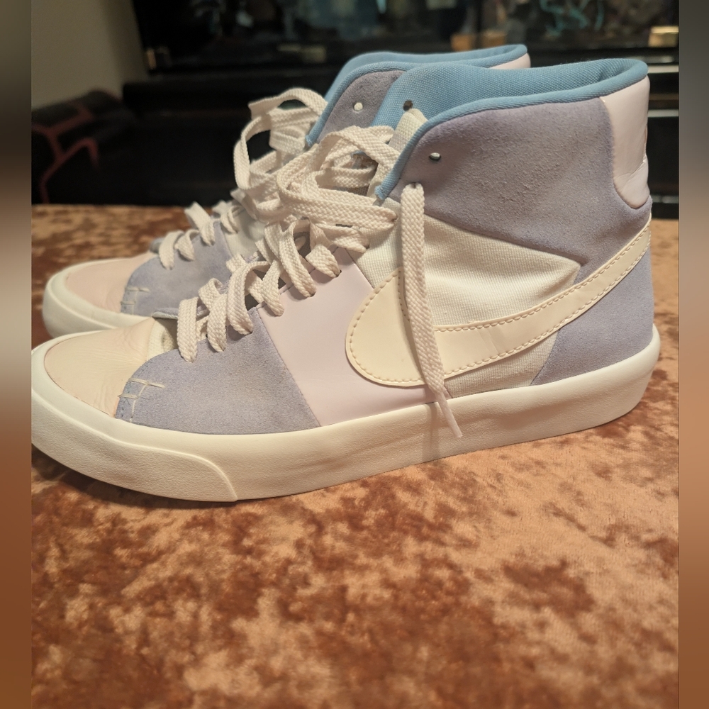 Nike Blazer Royal QS Easter  'Spring Patchwork' Men's High Top Sneakers